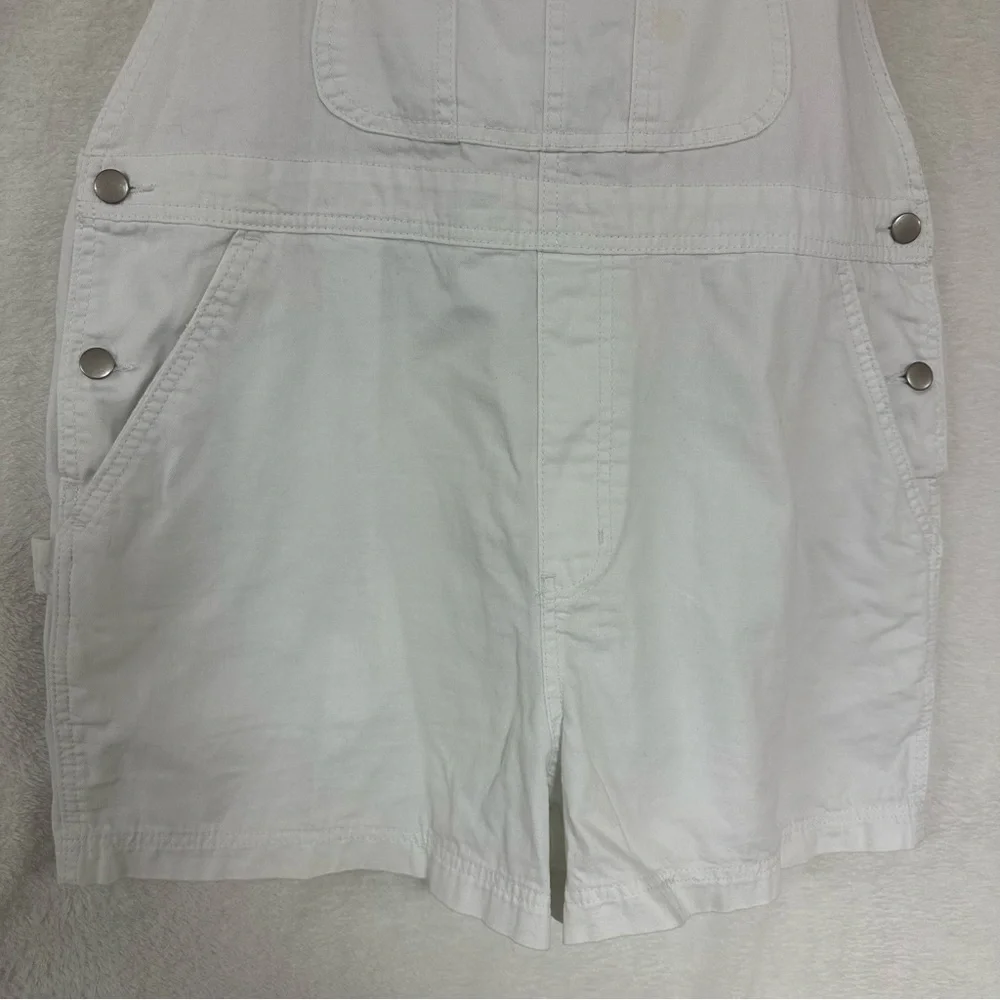 No Boundaries White Shortalls size XL Women - Picture 3 of 13